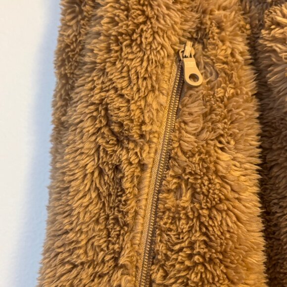 NWOT Offline by Aerie Sherpa Brown Teddy Jogger Size LARGE - Picture 7 of 9